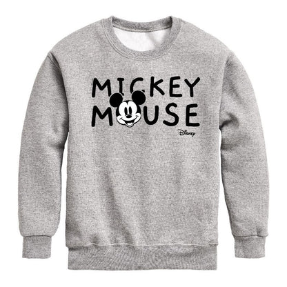 Boys' - Disney - Mickey & Friends Graphic Long Sleeve Fleece Sweatshirt