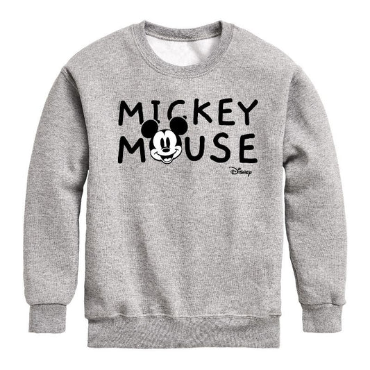 Boys' - Disney - Mickey & Friends Graphic Long Sleeve Fleece Sweatshirt