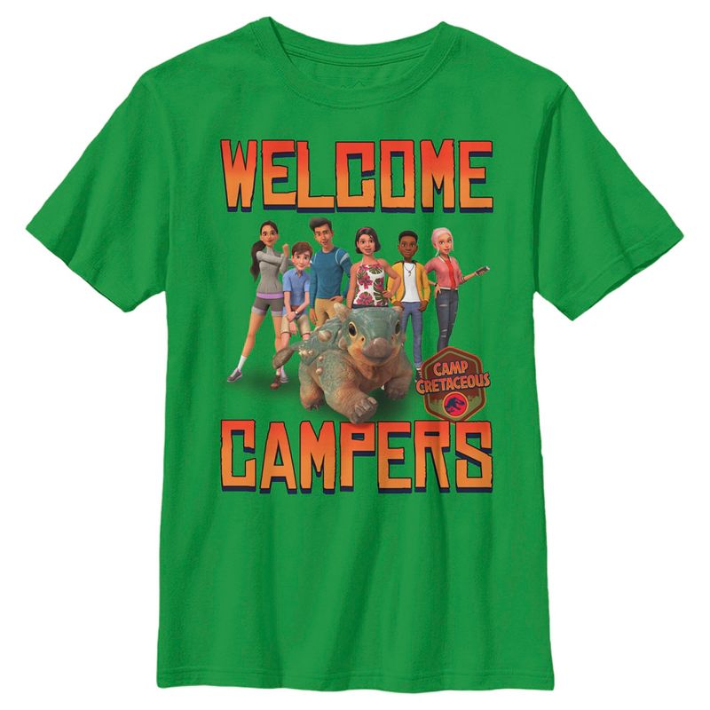 Boy's Jurassic World: Camp Cretaceous Welcome Campers T-Shirt