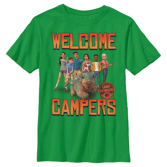 Boy's Jurassic World: Camp Cretaceous Welcome Campers T-Shirt