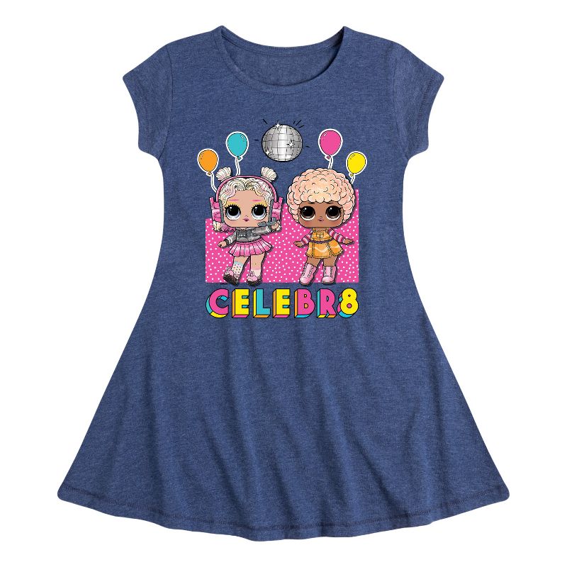 Girls' - LOL Surprise! - Celebr8 Fit & Flair Cap Sleeve Dress