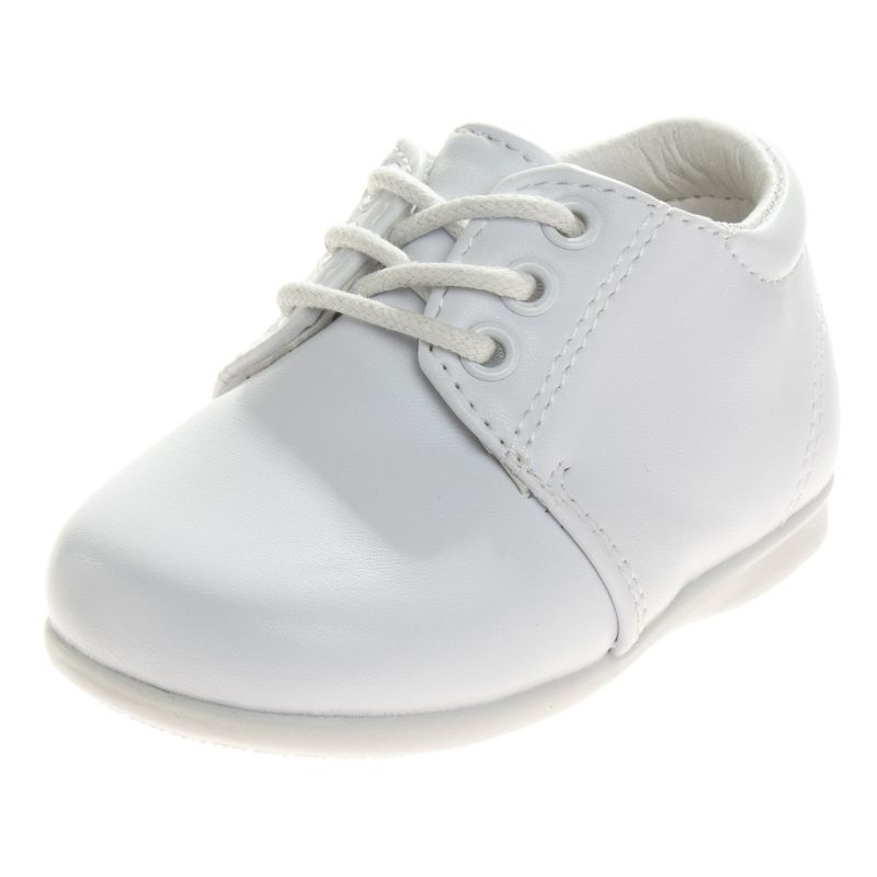 Josmo Baby Boys' First Walking Shoes Non Slip Lace up , Soft, Flexible, and Comfortable for All Day Wear (Infant/Toddler)