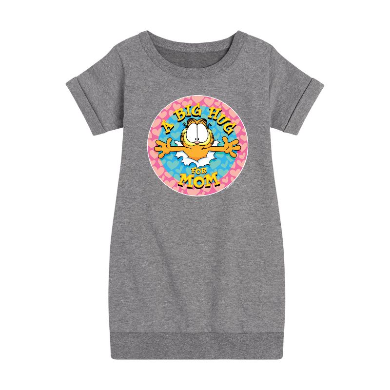 Girls' - Nickelodeon - Mother's Day Graphic Short Sleeve Fleece Dress