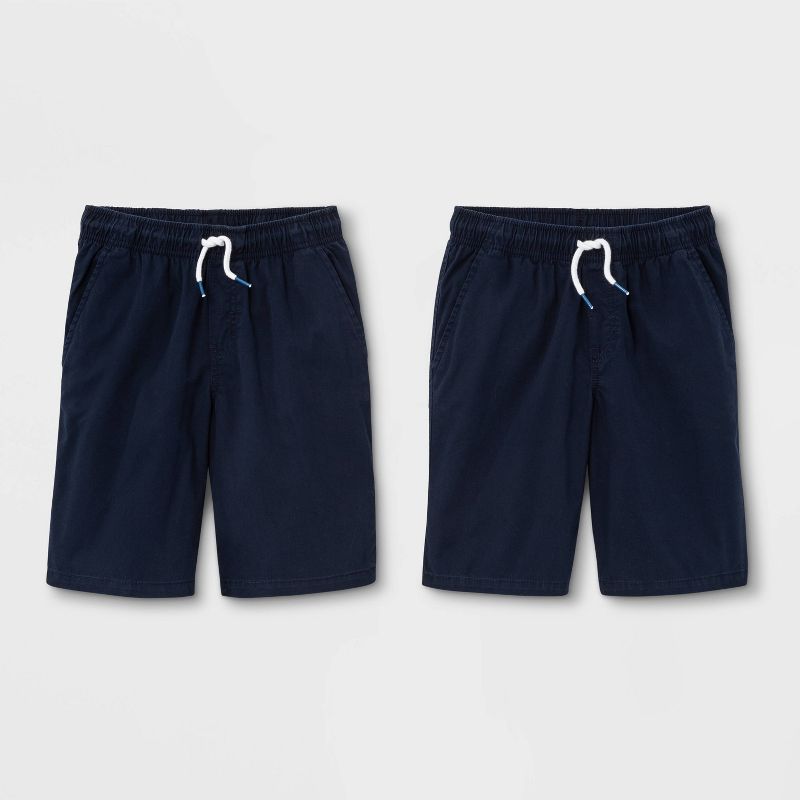 Boys' 2pk Pull-On Woven Shorts - Cat & Jack™