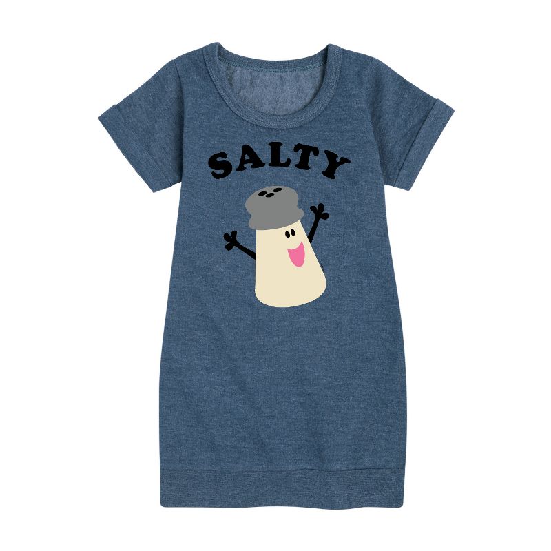 Girls' - Blue's Clues & You! - Mr. Salty Graphic Short Sleeve Fleece Dress