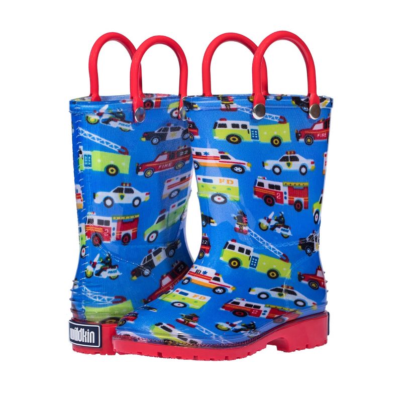 Wildkin Kids Waterproof Pull On Rain Boots
