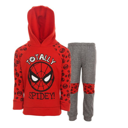طقم ملابس من Marvel Fleece Raglan Pullover Hoodie وسروال رياضي