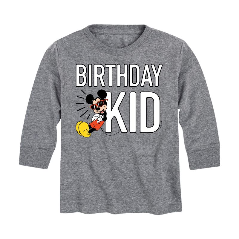 Boys' - Disney - Birthday Kid Long Sleeve Graphic T-Shirt