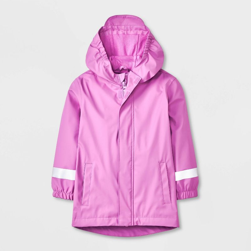 Toddler Solid Rain Coat - Cat & Jack™ Blue