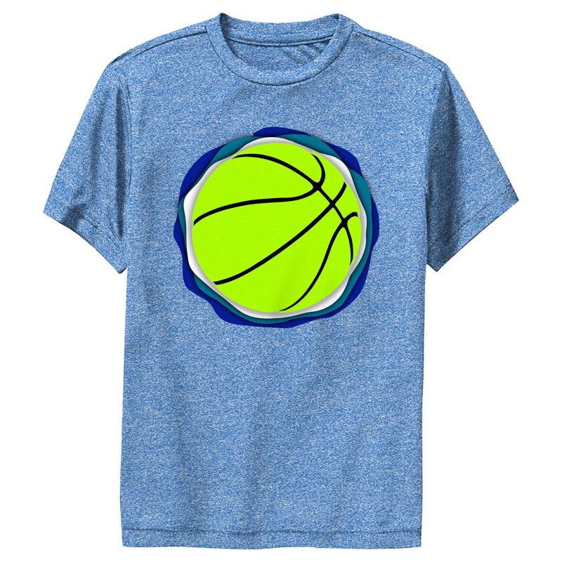 Boy's Lost Gods Neon Green Basketball Performance Tee