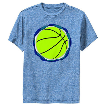 Boy's Lost Gods Neon Green Basketball Performance Tee