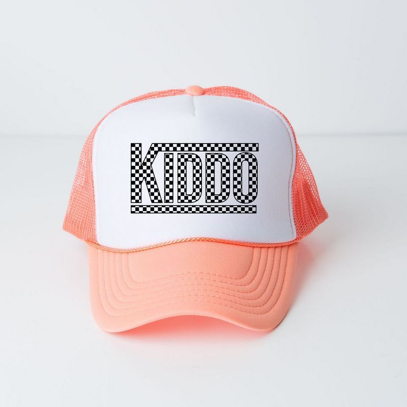 The Juniper Shop Kiddo Checkered Youth Foam Trucker Hat