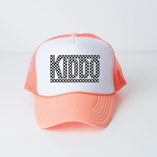 The Juniper Shop Kiddo Checkered Youth Foam Trucker Hat