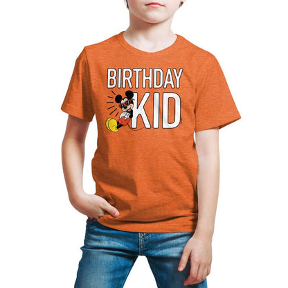 Boys' - Disney - Birthday Kid Short Sleeve Graphic T-Shirt