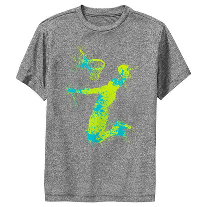 Boy's Lost Gods Basketball Hoop Splat Performance Tee
