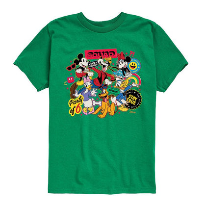 Boys' - Disney - Sticker Group Short Sleeve Graphic T-Shirt