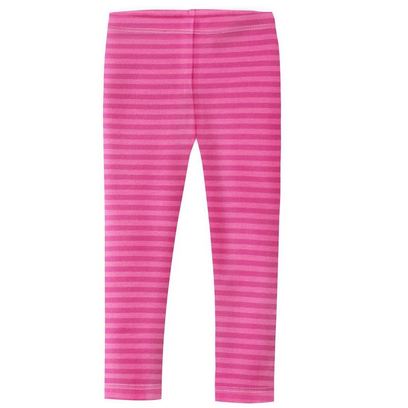 City Threads USA-Made Girls Soft Stripe Leggings