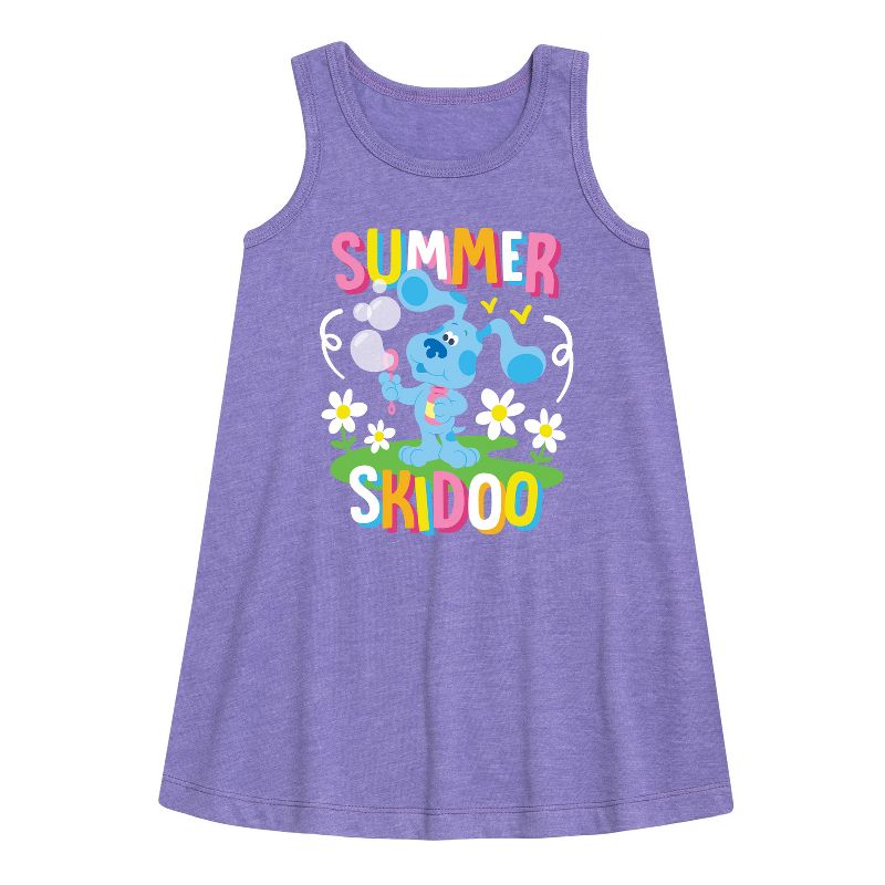 Girls' - Blue's Clues & You! - Summer Skidoo Graphic Sleeveless Aline Dress