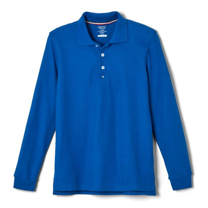French Toast School Uniform Co-Ed Long Sleeve Pique Polo (Part 2)