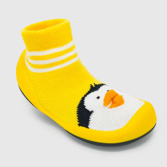Komuello Baby  Boy/Girl First Walk Sock Shoes Penguin