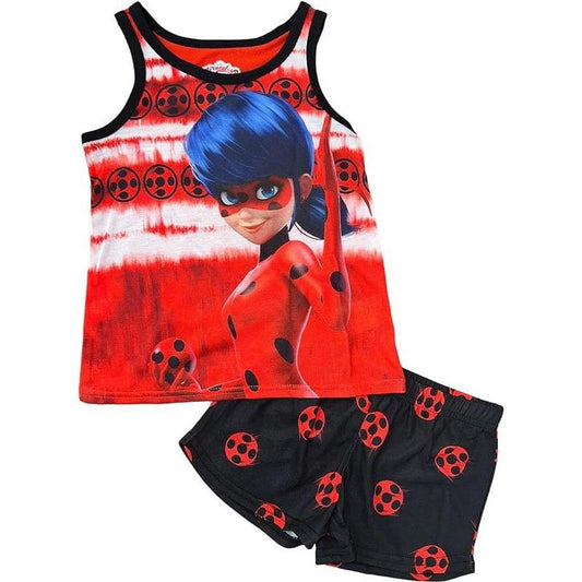 Miraculous Ladybug Little/Big Girls 2-Piece Pajama Sleepwear Sets