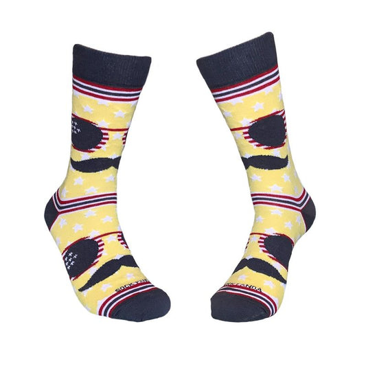 Patriotic Sunglasses Socks from the Sock Panda (Men's, Women's or Tweens Sizes)