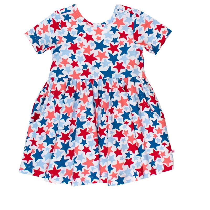 فستان بناتي محبوك بأكمام قصيرة من RuffleButts