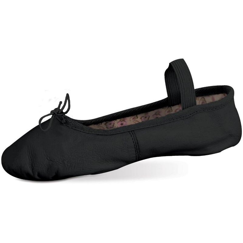 Girl's Ballet Shoes by Danz N Motion 112 Full Sole Leather