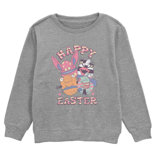 Boy's Aaahh!!! Real Monsters Characters Eggster Sweatshirt