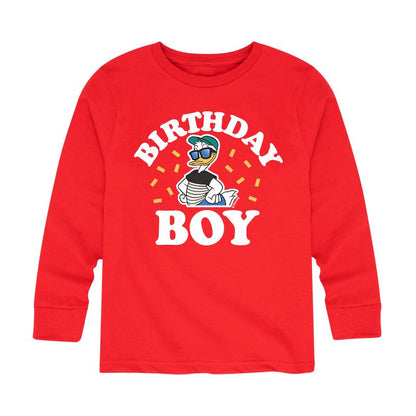 Boys' - Disney - Birthday Boy Donald Long Sleeve Graphic T-Shirt