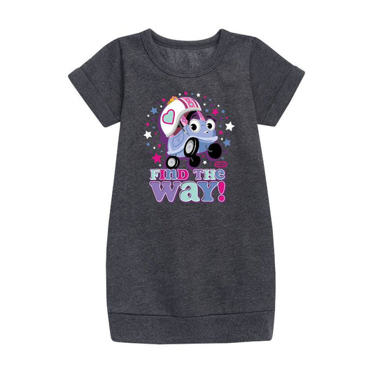 Girls' - Little Tikes - Find the Way Graphic Short Sleeve Fleece Dress