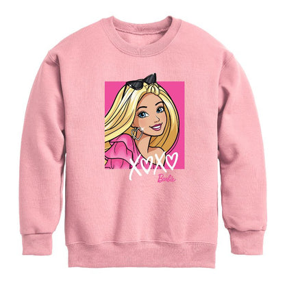 Boys' - Barbie - Xoxo Barbie Graphic Long Sleeve Fleece Sweatshirt