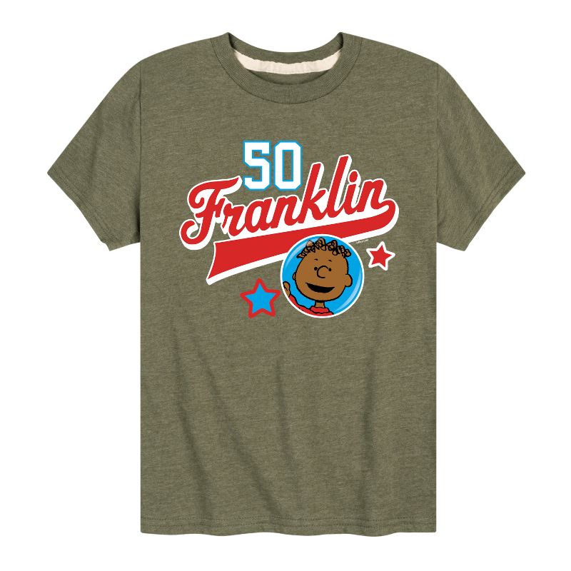 تي شيرت فرانكلين أثليتيك ٥٠ بأكمام قصيرة ورسومات جرافيكية للأولاد - بينتس