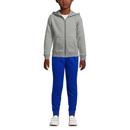 زي مدرسي للأطفال من Lands' End، سويت شيرت بسحاب أمامي