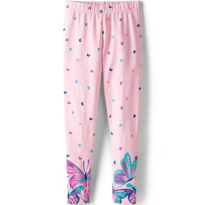 Lands' End Kids Tough Cotton Novelty Leggings