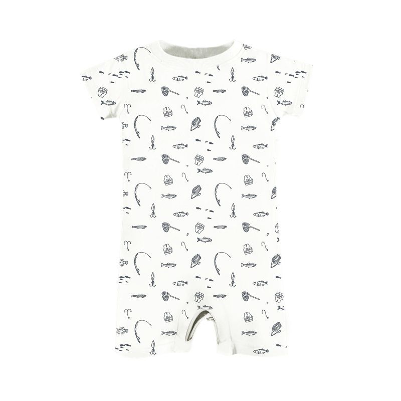 günamüna® Cotton Shortie Romper with DIAPER-ZiP