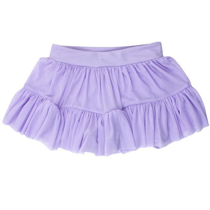 RuffleButts Girls Active Tulle Skort