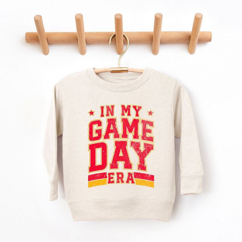 The Juniper Shop In My Game Day Era - Red Toddler Graphic Sweatshirt