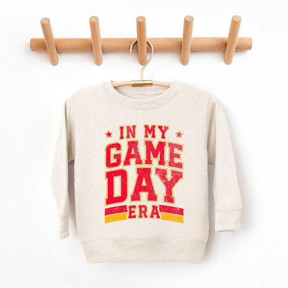 The Juniper Shop In My Game Day Era - Red Toddler Graphic Sweatshirt
