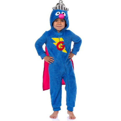 Sesame Street Boys' Character Union Suit Kigurumi 1PC Pajama