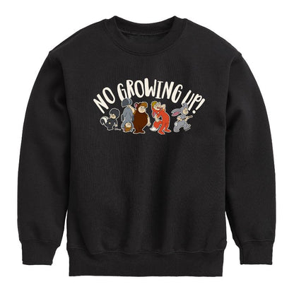 Boys' - Disney - Peter Pan Graphic Long Sleeve Fleece Sweatshirt