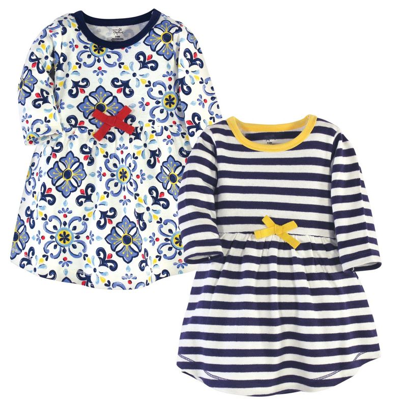 Luvable Friends Touched by Nature Long-Sleeve Dresses 2pk