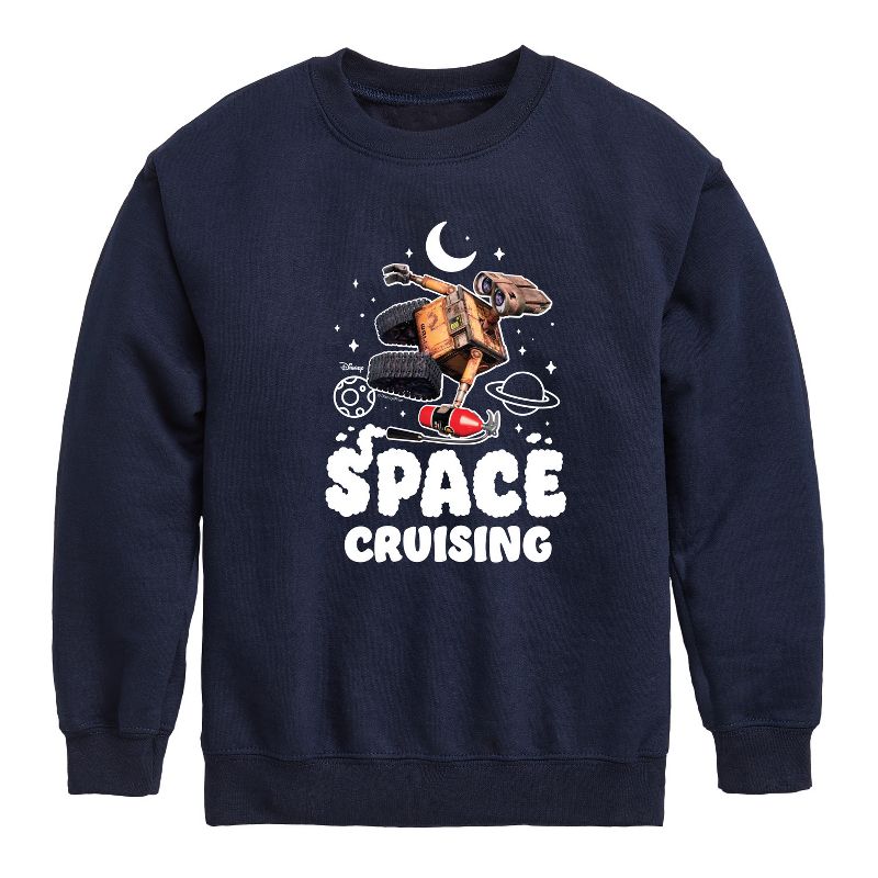 Boys' - Disney - Space Cruising Graphic Long Sleeve Fleece Sweatshirt