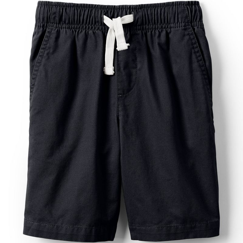 Lands' End Kids Pull On Chambray Elastic Waist Shorts