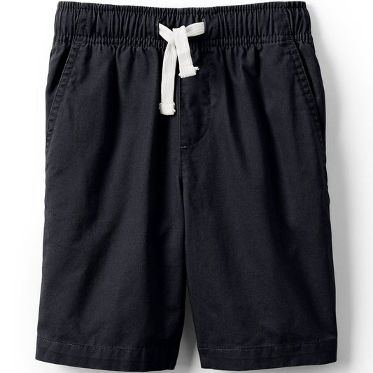 Lands' End Kids Pull On Chambray Elastic Waist Shorts
