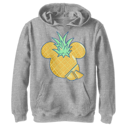 Boy's Disney Mickey Mouse Cut Pineapple Silhouette Pull Over Hoodie