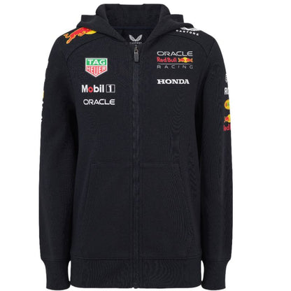 Castore Red Bull Racing F1 Kid's 2025 Team Full Zip Hoodie