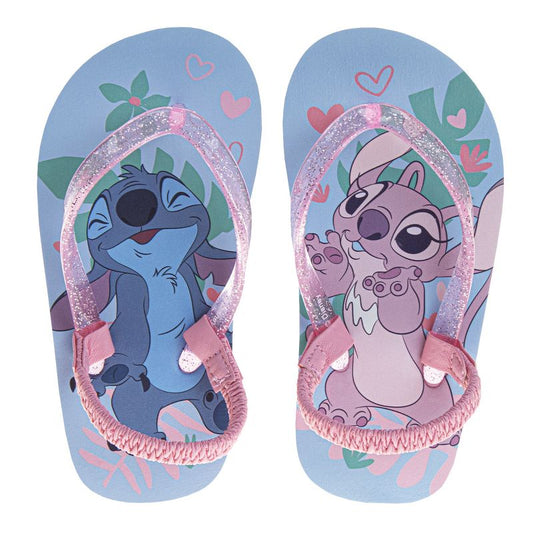 Disney Stitch and Angel Girls' Dual Sizes Flip Flops (Toddlers)