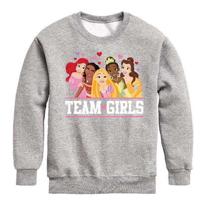 Boys' - Disney - Team Girls Graphic Long Sleeve Fleece Sweatshirt
