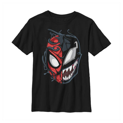 Boy's Marvel Spider-Man Venom Mask Split T-Shirt